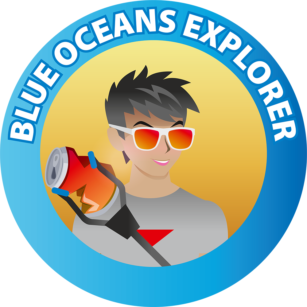 explorers sticker blue oceans bleu passion guadeloupe reserve cousteau