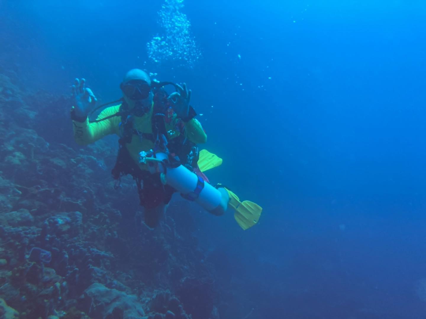nitrox confirme plongee decompression bleu passion guadeloupe reserve cousteau